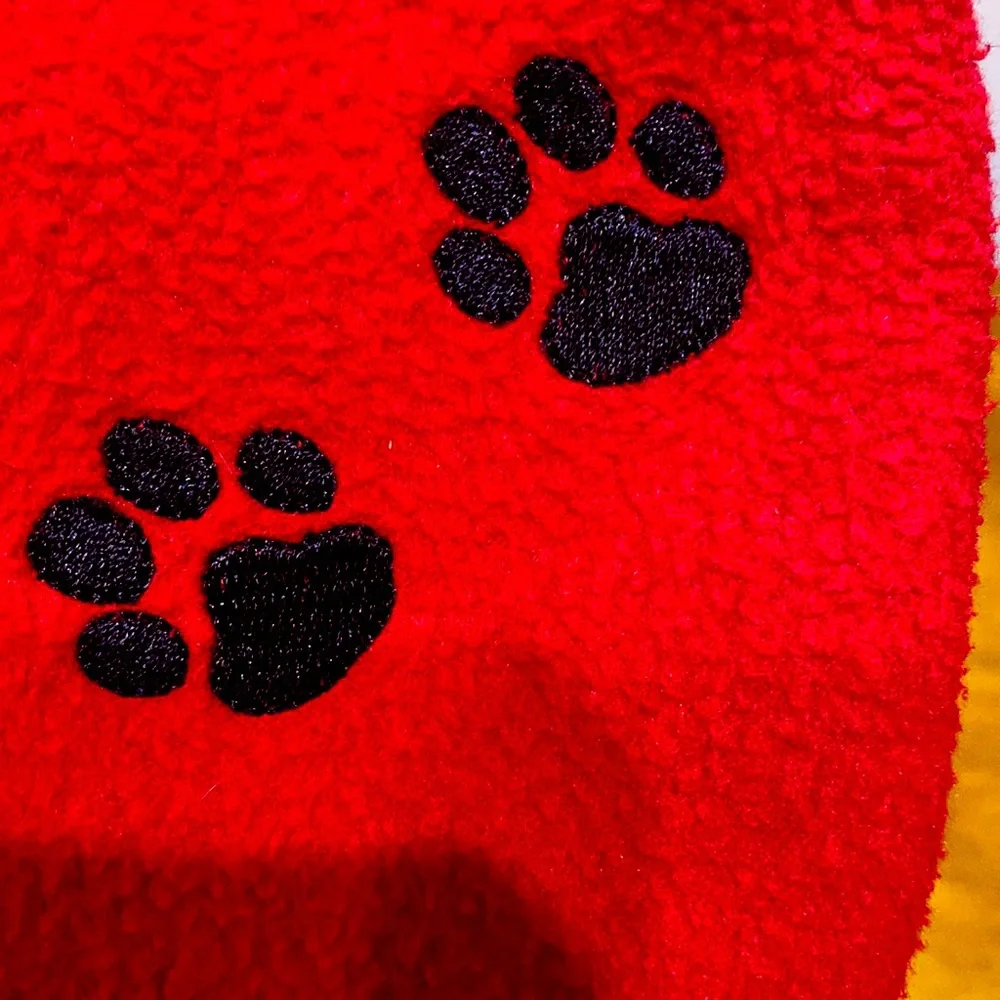 Unisex Red Disney 101 Dalmatians Mittens sz M / L